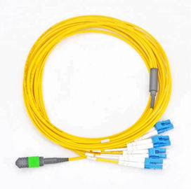 Cavo di toppa di fibra ottica di MPO, 8F APC (F) - cavo di LC/UPC MP 3M Fiber Optic Patch