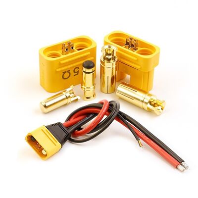 AS150U Anti-Spark Aviation Plug High-Current Connector With Signal Pins No. 8 Silicone Cable