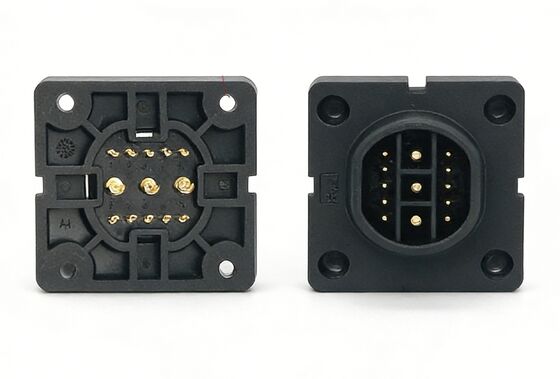 3+10 Pin Hybrid Power Connector for EV Charging and BMS Communication (Male/Female)