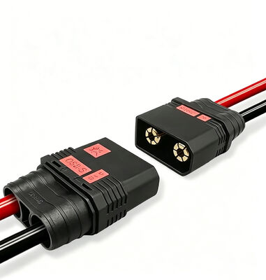 QS8-S UAV Power Cable Plug 12AWG Wire Gauge 110A Integrated High-Power Connectors