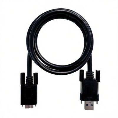 Cavo Visione Industriale USB 3.0 Micro-B a Type-A ad Alta Flessibilità con Doppi Blocchi a Vite