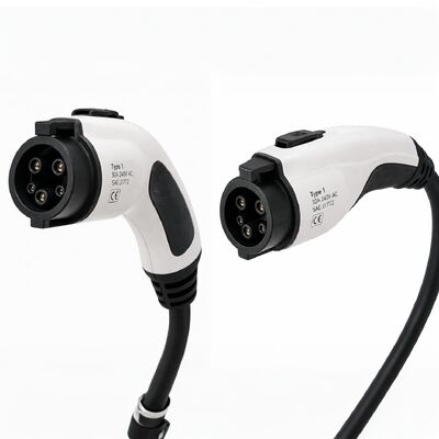 Fornitura di fabbrica SAE J1772 Tipo 1 Spina di ricarica per veicoli elettrici 32A 240V AC Connettore per ricarica veicoli elettrici