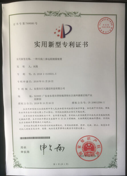 La CINA Dongguan RitianLink Technology Co., Ltd. Certificazioni