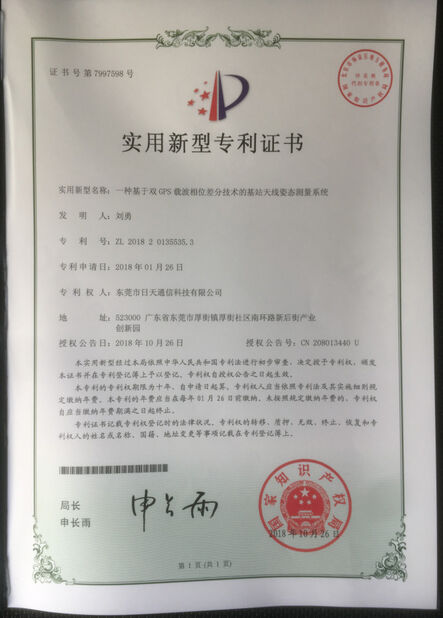 La CINA Dongguan RitianLink Technology Co., Ltd. Certificazioni